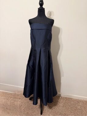 City Chic Strapless Tiffany Navy A-Line Cocktail Dress